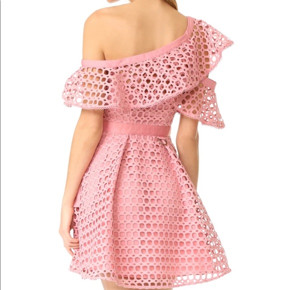 Self Portrait Lace off shoulder dress w/ pockets!! - Picture 4 of 6